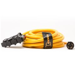 4 Outlet 5-20R, 25' Heavy Duty L14-30P Power Cord