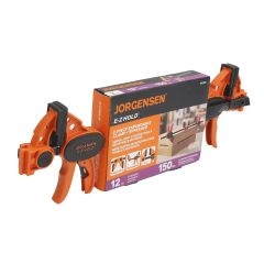 Jorgensen E-Z Hold 12" Light Duty Expandable Clamp- 2/Pack