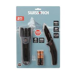 Knife And Flashlight
