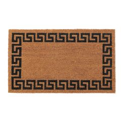 Greek Key 18"x 30" Coir Mat