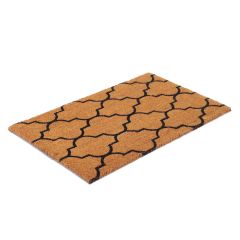 Geometric 18" x 30" Coir Mat