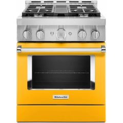 30" Gas Range with Even-Heat™ True Convection Yellow