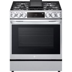 30-inch Slide-In Gas Range with Air Fry Stainless Steel