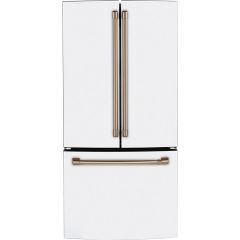 33" 18.6 cu.ft. Counter-Depth French 3-Door Refrigerator Wte
