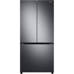 32" 24.5 cu. ft. French 3-Door Refrigerator Black Stainless