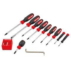 12 Piece Screwdriver Bi-Material Set