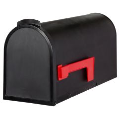 Boîte aux Lettres Rurale en Plastique Noire