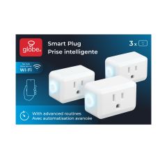 Smart WiFi Plug 1-Outlet Grounded- 3/Pack