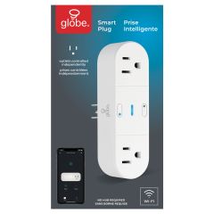 Smart WIFI 2 Outlet Plug (Independently Controlled)