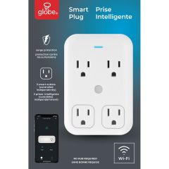 Smart Wifi 4 Outlet Plug - 2 Independently Controlled
