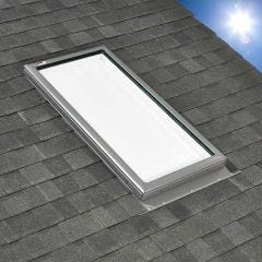 21-1/2" x 38-3/8" Grey Fixed Deck Mount Skylight