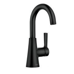 Mikah One Handle High Arc Bathroom Faucet- Matte Black