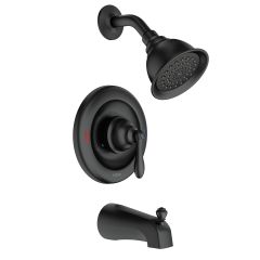 Caldwell Posi Temp Tub Shower Faucet- Matte Black