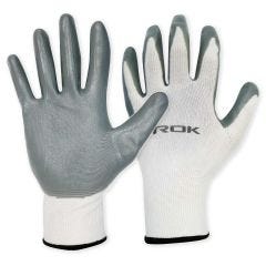Nitrile Coated Gloves Grey/White
