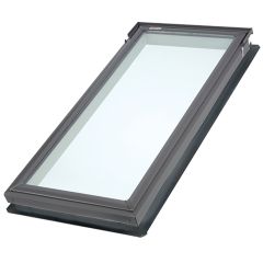 21-1/2" x 46-1/4" Grey Fixed Deck Mount Skylight
