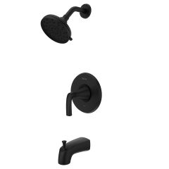 Rancho 1 Handle Tub & Shower Faucet- Matte Black