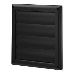 Capuchon de Ventilation à Persiennes 5" Noir