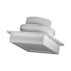 Ventilation de Soffite 3" & 4" Blanc