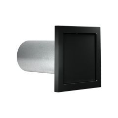Hotte d’Échappement R2 à Persienne Simple 4" Noir