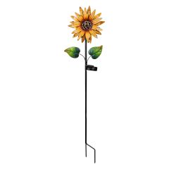 Solar Metal Flower Stick Light With Microdot LEDs