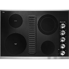 30" Built-in Electric Cooktop Even-Heat™ Element Stainless