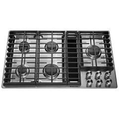 36" Built-in Gas Cooktop with Downdraft