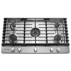 36" Built-in Gas Cooktop with Even-Heat™ Burner Stainless