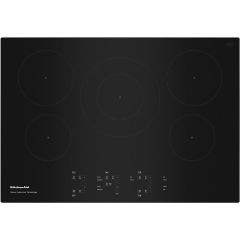 30" 5-Element Sensor Induction Cooktop Black