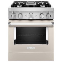 30" Dual Fuel Range w/ Even-Heat™ True Convection Beige