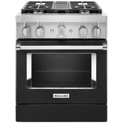 30" Dual Fuel Range w/ Even-Heat™ True Convection Black