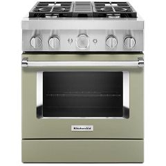 30" Dual Fuel Range w/ Even-Heat™ True Convection Green