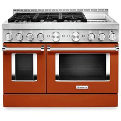 48" Dual Fuel Range w/ Even-Heat™ True Convection Orange