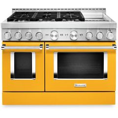 48" Dual Fuel Range w/ Even-Heat™ True Convection Yellow