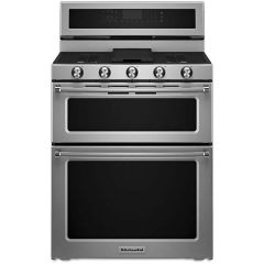 30" 5 Burner Dual Fuel Double Oven Convection Range