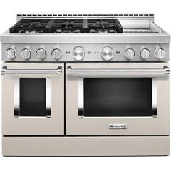 48" Gas Range with Even-Heat™ True Convection Beige