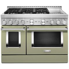 48" Gas Range with Even-Heat™ True Convection Green
