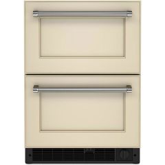 24" Undercounter Double-Drawer Fridge/Freezer Panel Ready