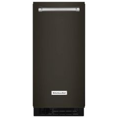 15" Automatic Ice Maker in PrintShield Black Stainless