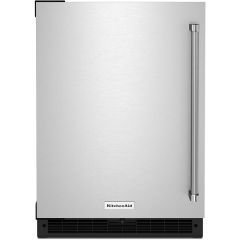 24" Undercounter Refrigerator With Stainless Steel Door