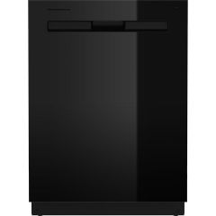 24" Built-in Dishwasher with Dual Power filtration Black