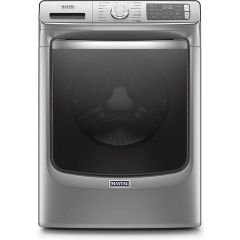 5.8cf Front Loading Washer with Extra Power button Grey