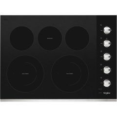 30" Built-In Electric Cooktop Stainless Steel