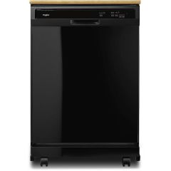 24" Portable Dishwasher Black