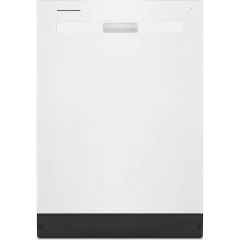 24" 55dBA Top Control Pocket Handle Dishwasher - White
