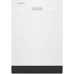 24" Top Control Dishwasher with Hybrid Tub - White