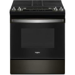 30" Freestanding Gas Range with Frozen Bake™ Tech Black SS