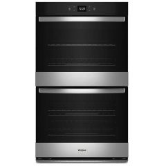 10.0 Cu. Ft. Double Smart Wall Oven with Air Fry - Black SS