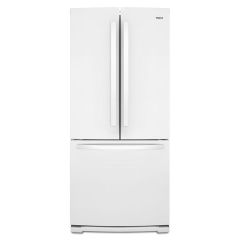 30" 19.68cf Freestanding French 3-Door Refrigerator  White
