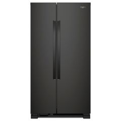33" 21.7cf Freestanding Side-by-side Refrigerator Black