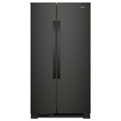36" 25.1 cu. ft. Side-By-Side Refrigerator Black